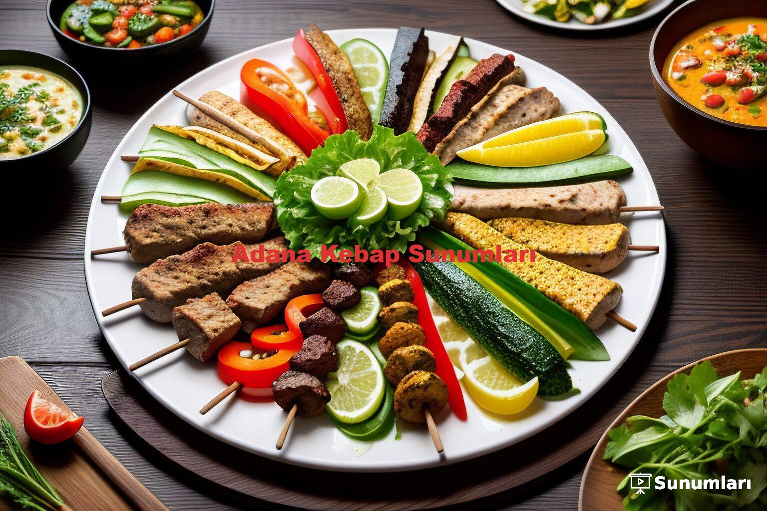 Adana Kebap Sunumları