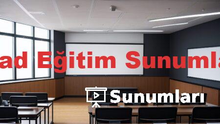Afad Eğitim Sunumları