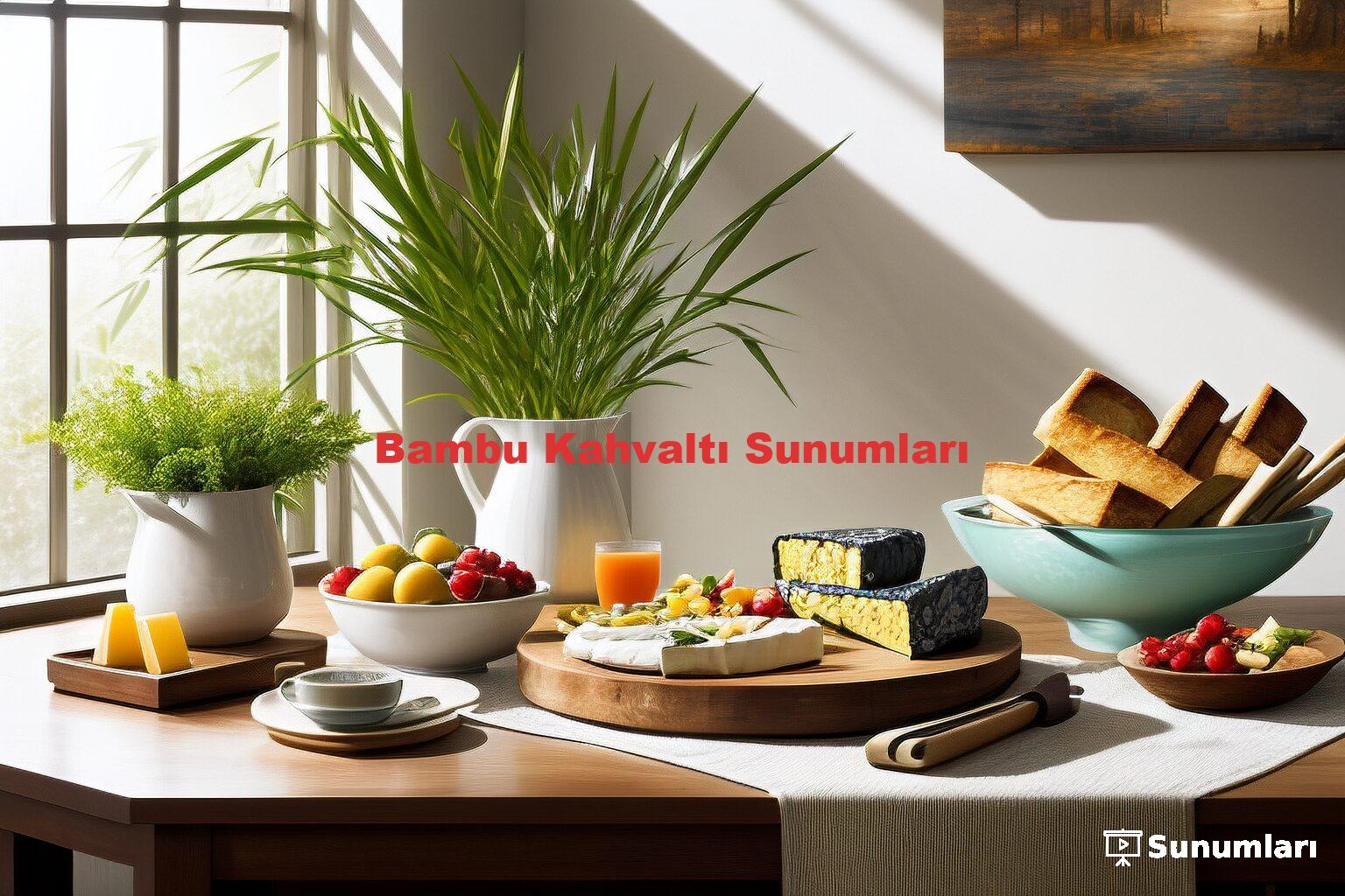 Bambu Kahvaltı Sunumları