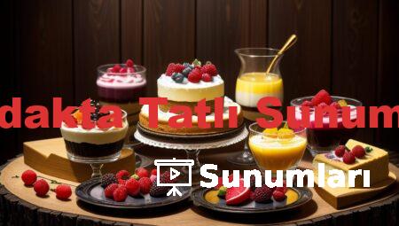 Bardakta Tatlı Sunumları