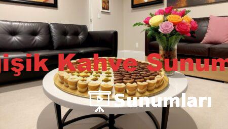 Değişik Kahve Sunumları