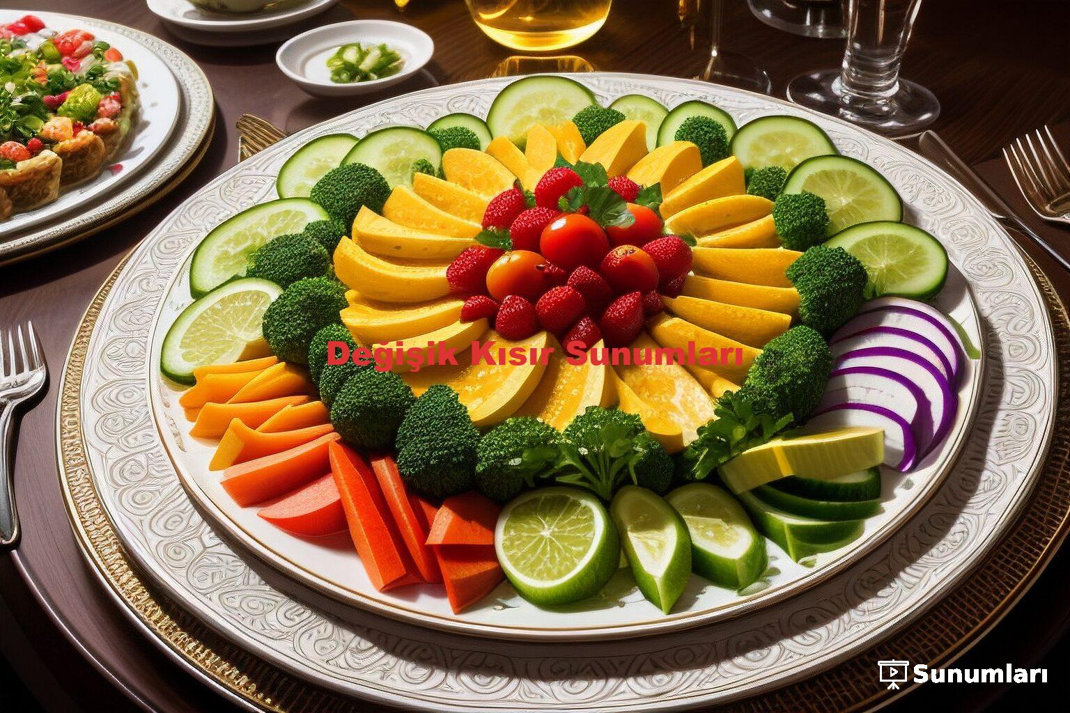 Değişik Kısır Sunumları