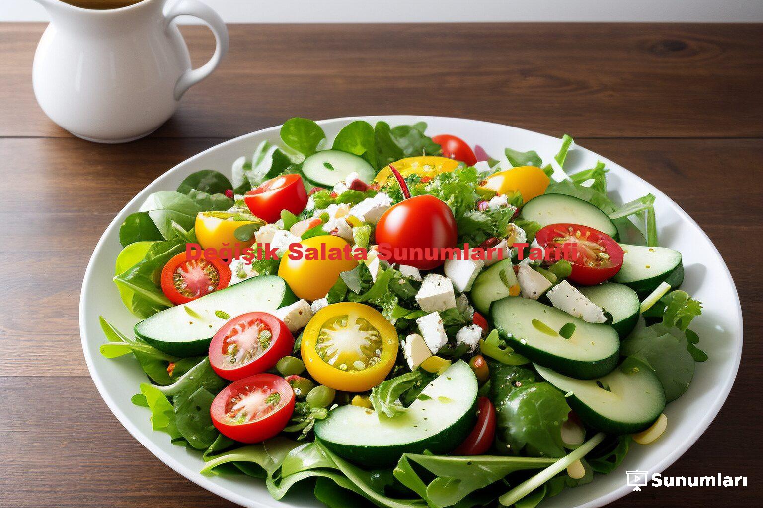 Değişik Salata Sunumları Tarifi