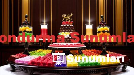 Dondurma Sunumları