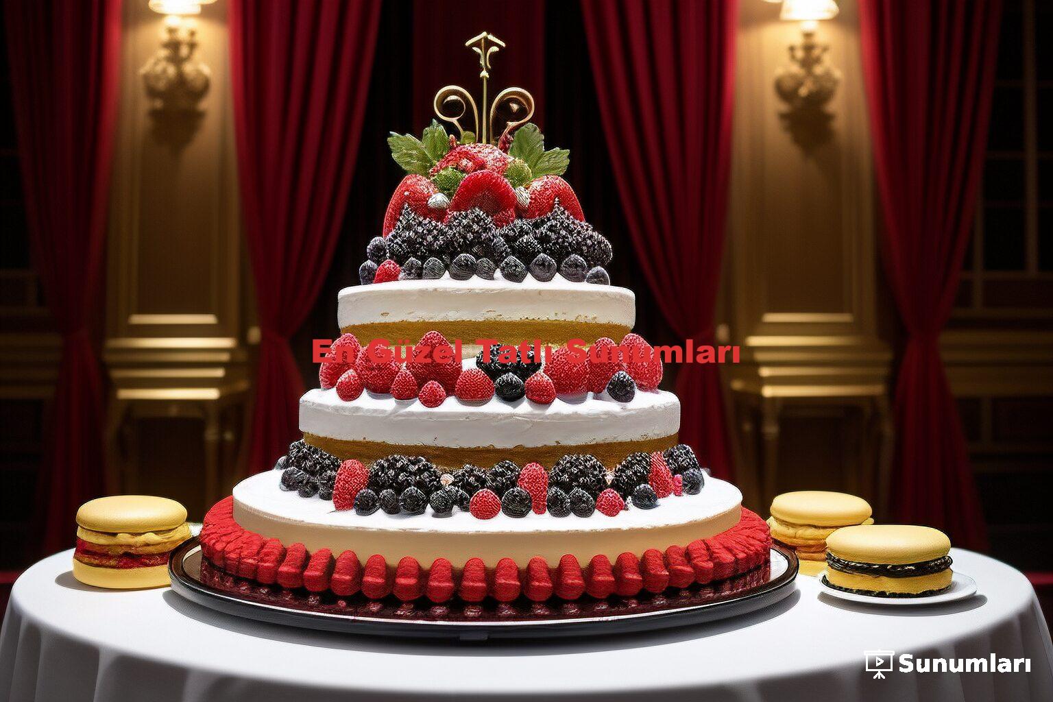 En Güzel Tatlı Sunumları