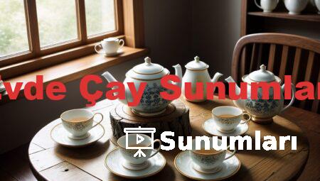 Evde Çay Sunumları