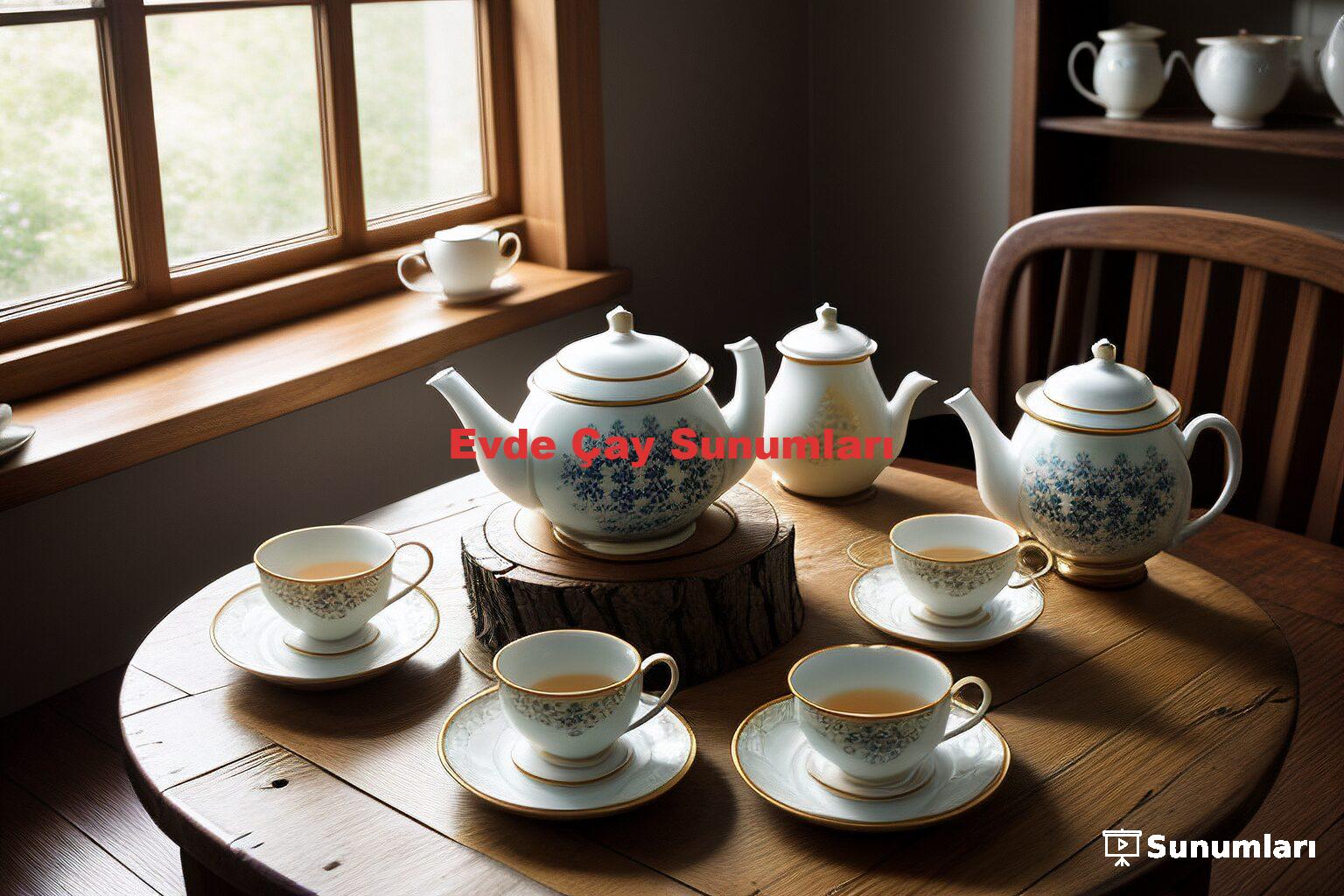 Evde Çay Sunumları