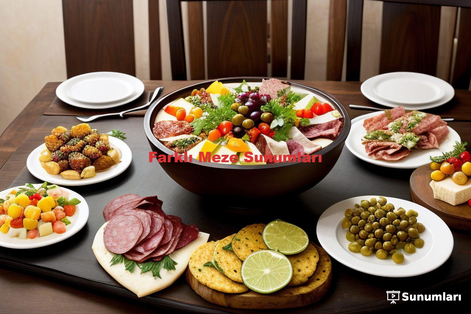 Farklı Meze Sunumları