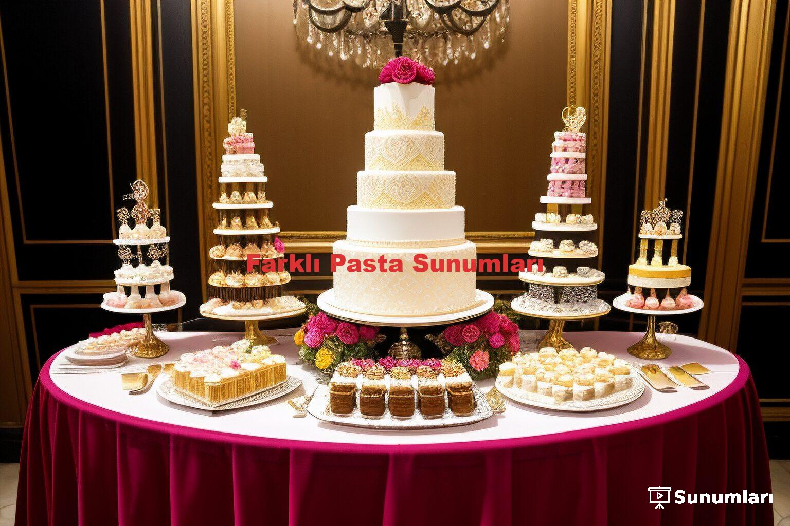 Farklı Pasta Sunumları