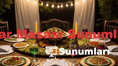 İftar Masası Sunumları