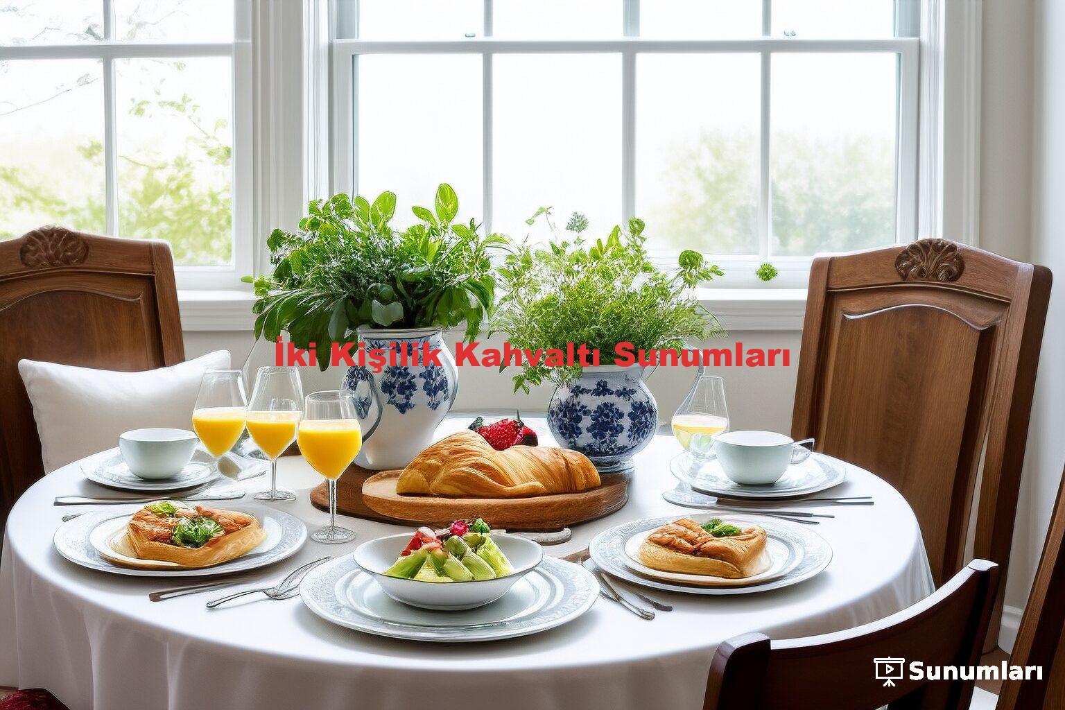 İki Kişilik Kahvaltı Sunumları