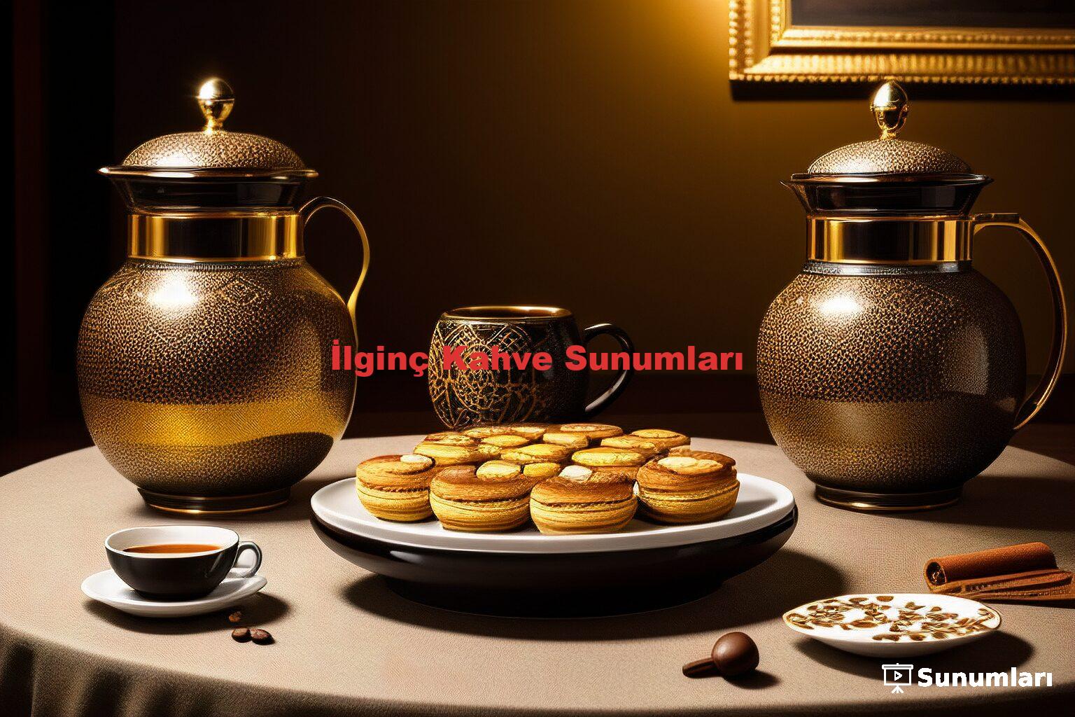 İlginç Kahve Sunumları