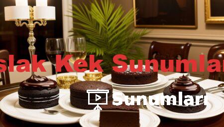 Islak Kek Sunumları