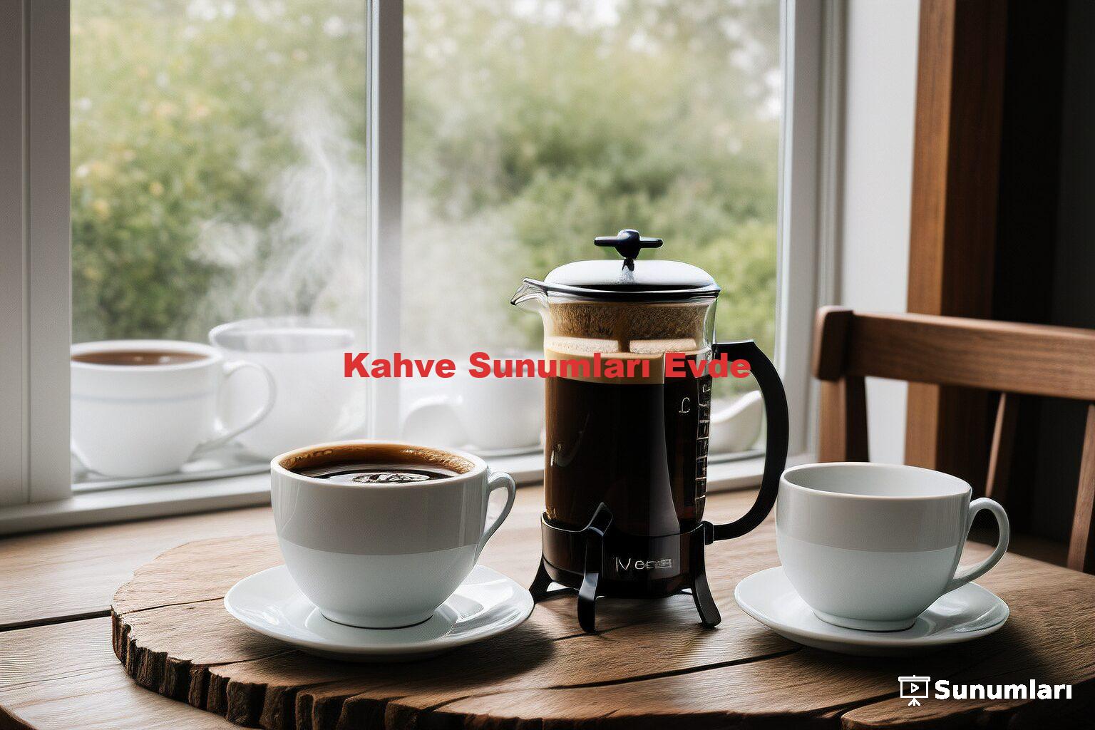 Kahve Sunumları Evde