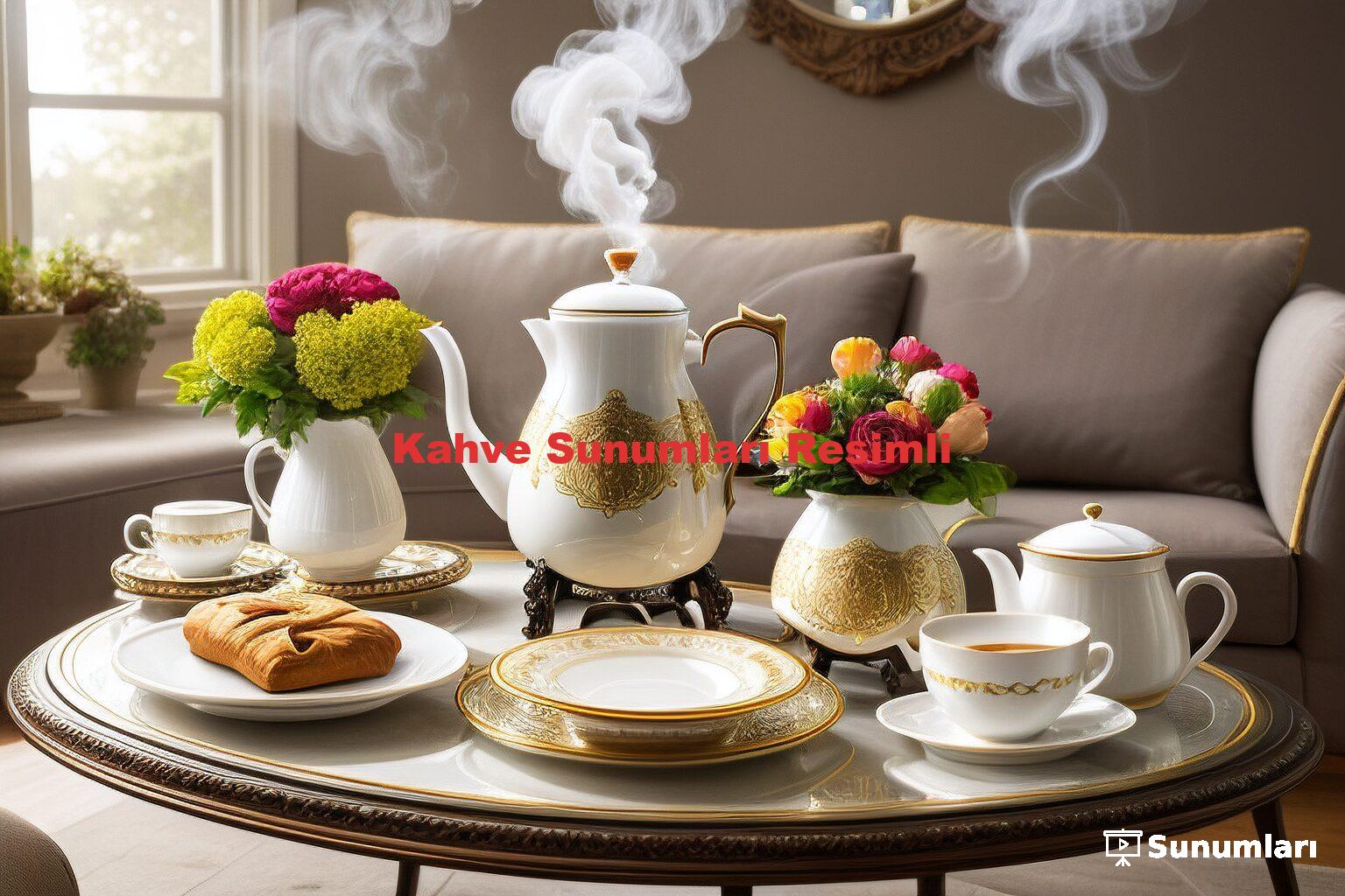 Kahve Sunumları Resimli