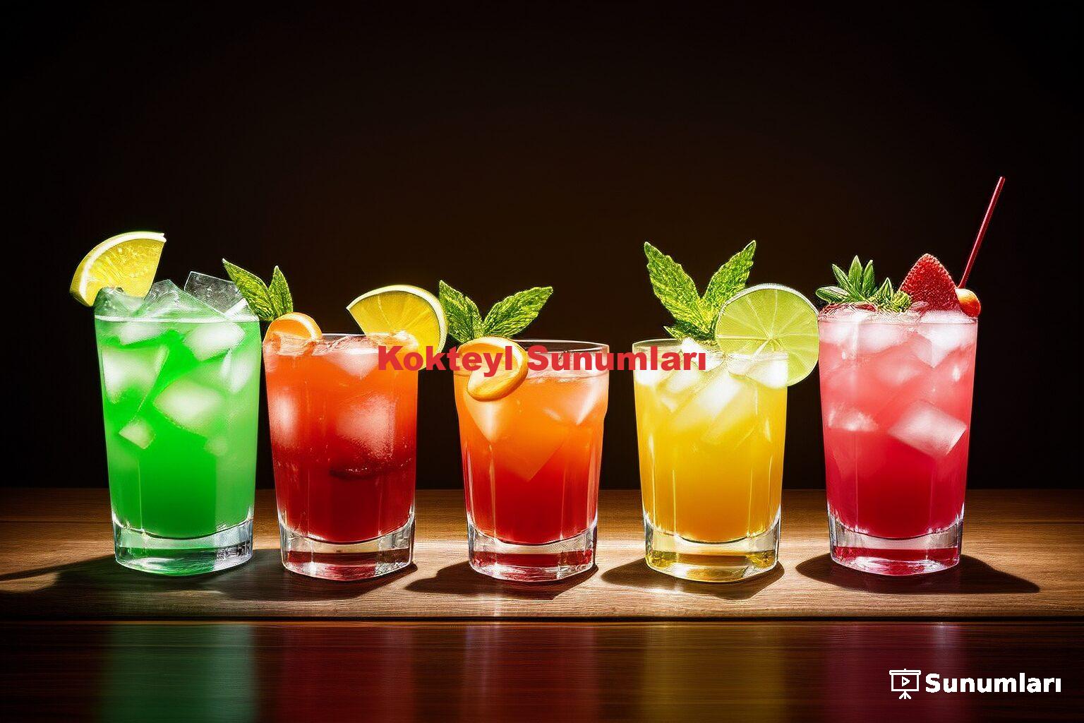Kokteyl Sunumları