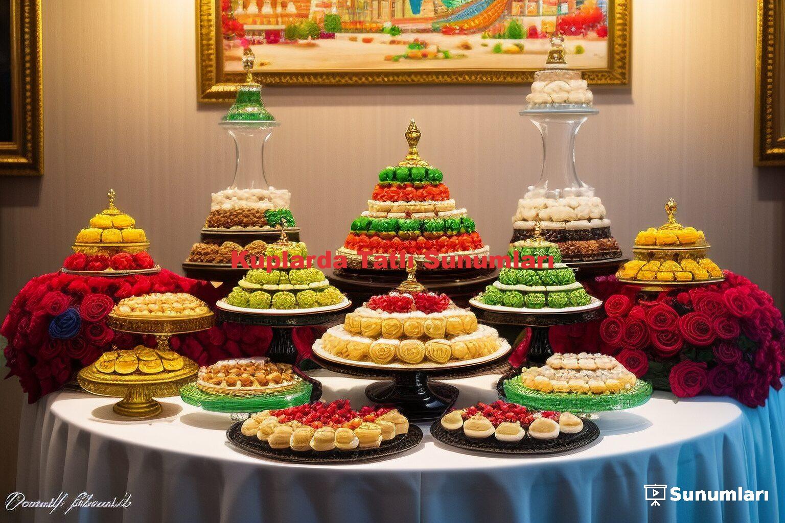 Kuplarda Tatlı Sunumları