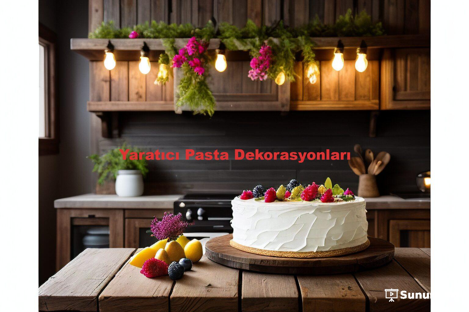 Yaratıcı Pasta Dekorasyonları