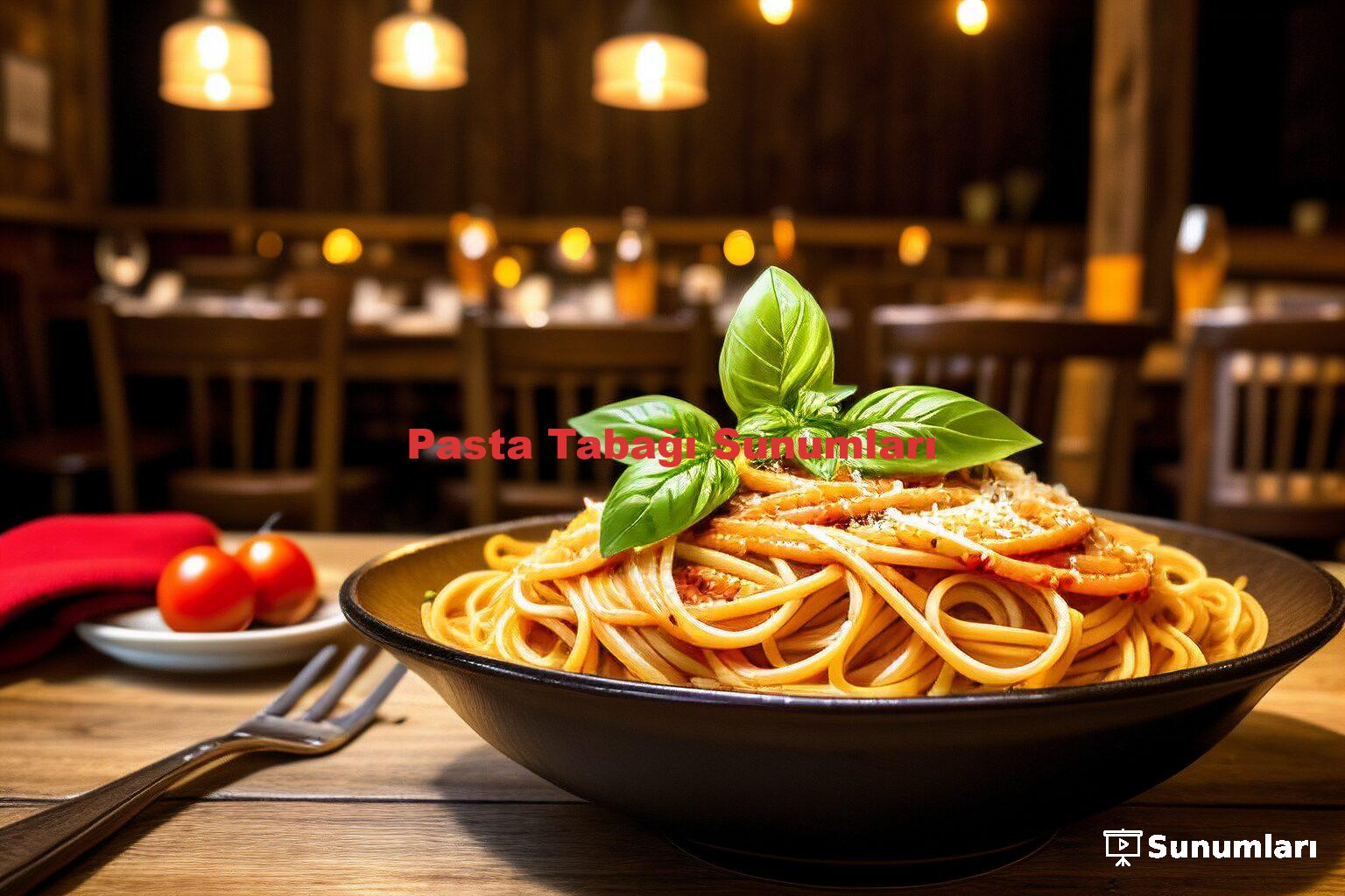 Pasta Tabağı Sunumları