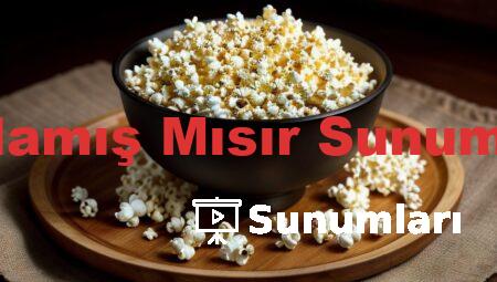 Patlamış Mısır Sunumları