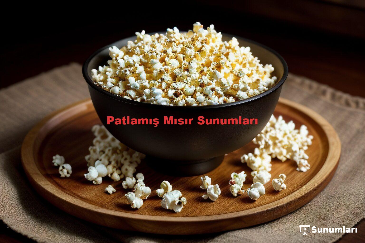 Patlamış Mısır Sunumları