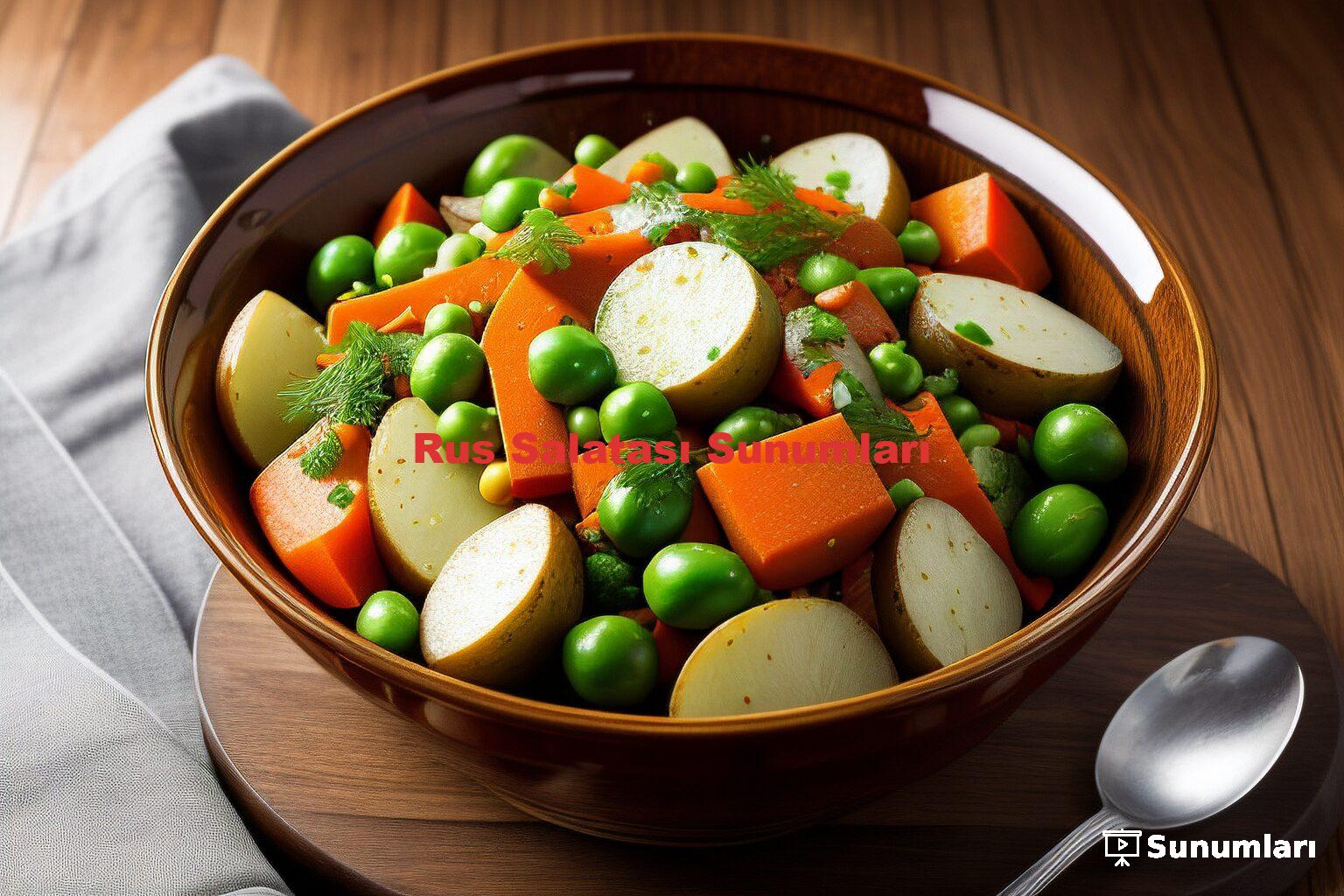 Rus Salatası Sunumları