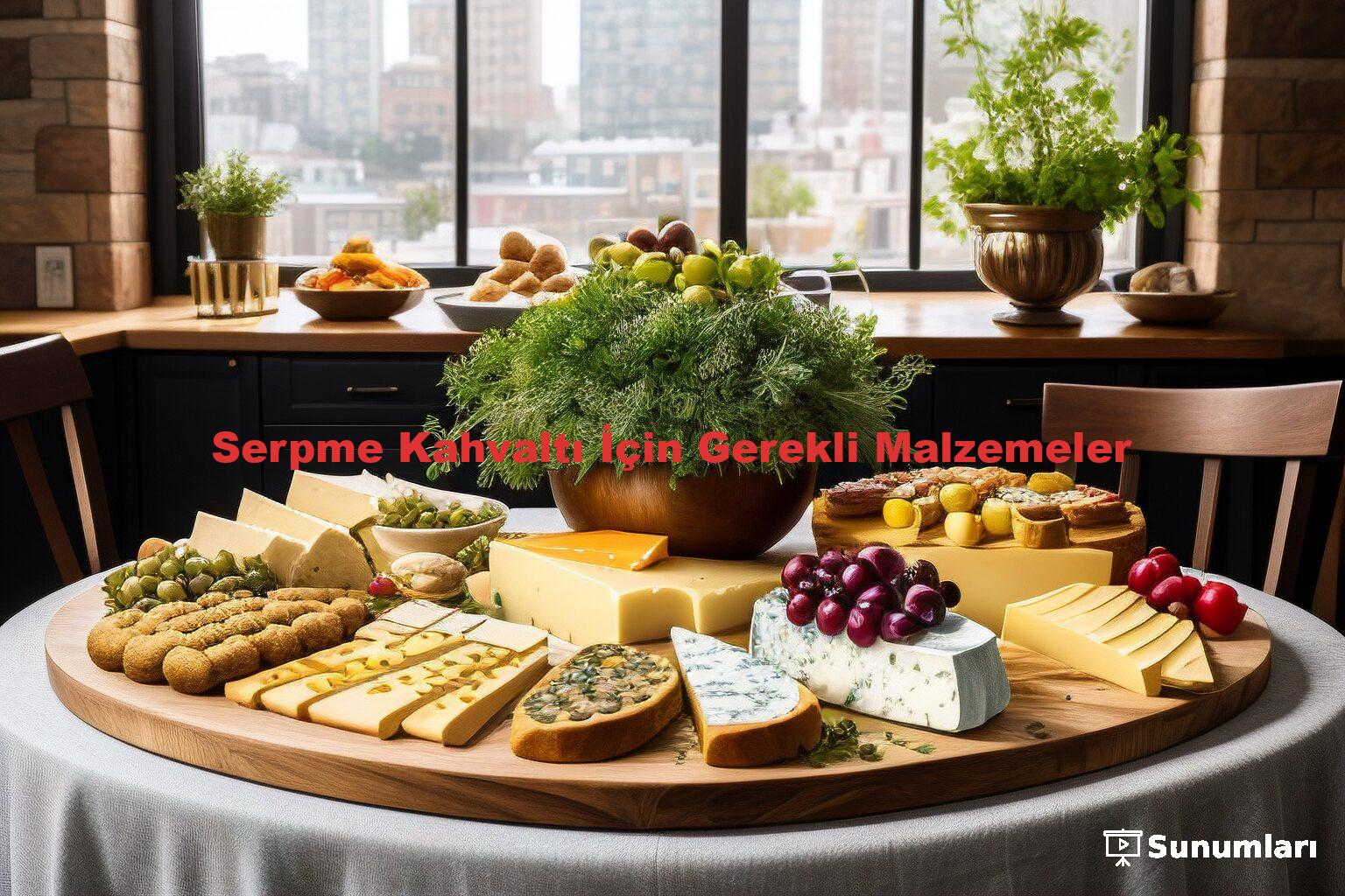 Serpme Kahvaltı İçin Gerekli Malzemeler