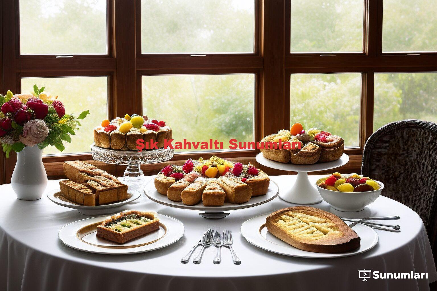 Şık Kahvaltı Sunumları