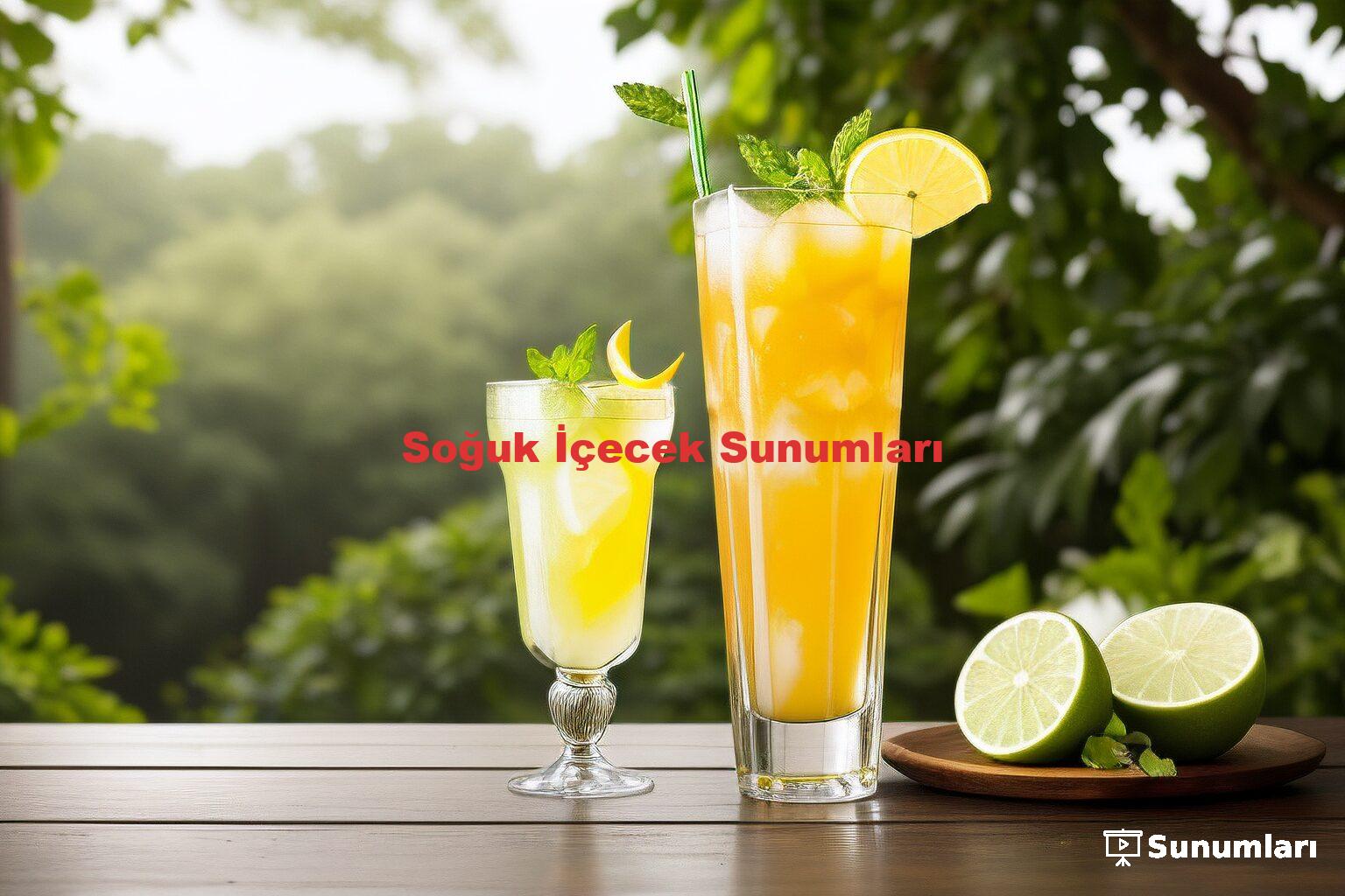 Soğuk İçecek Sunumları