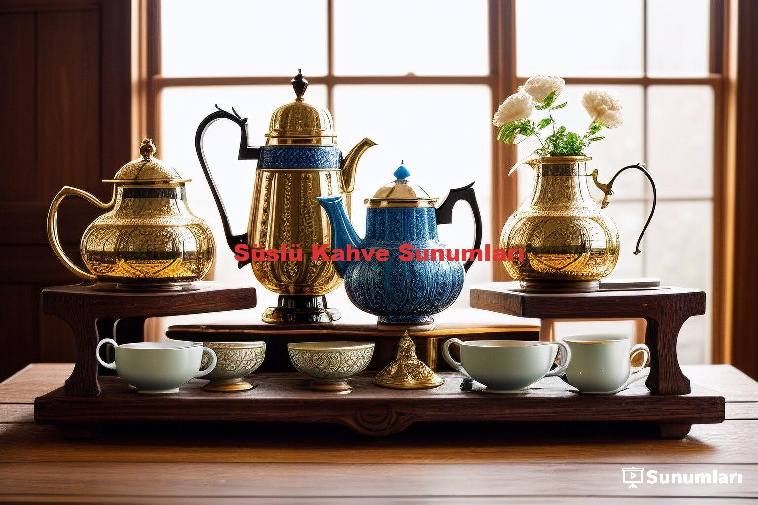Süslü Kahve Sunumları