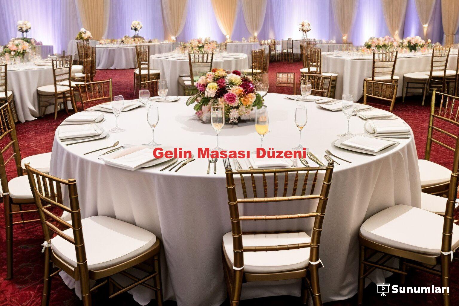Gelin Masası Düzeni