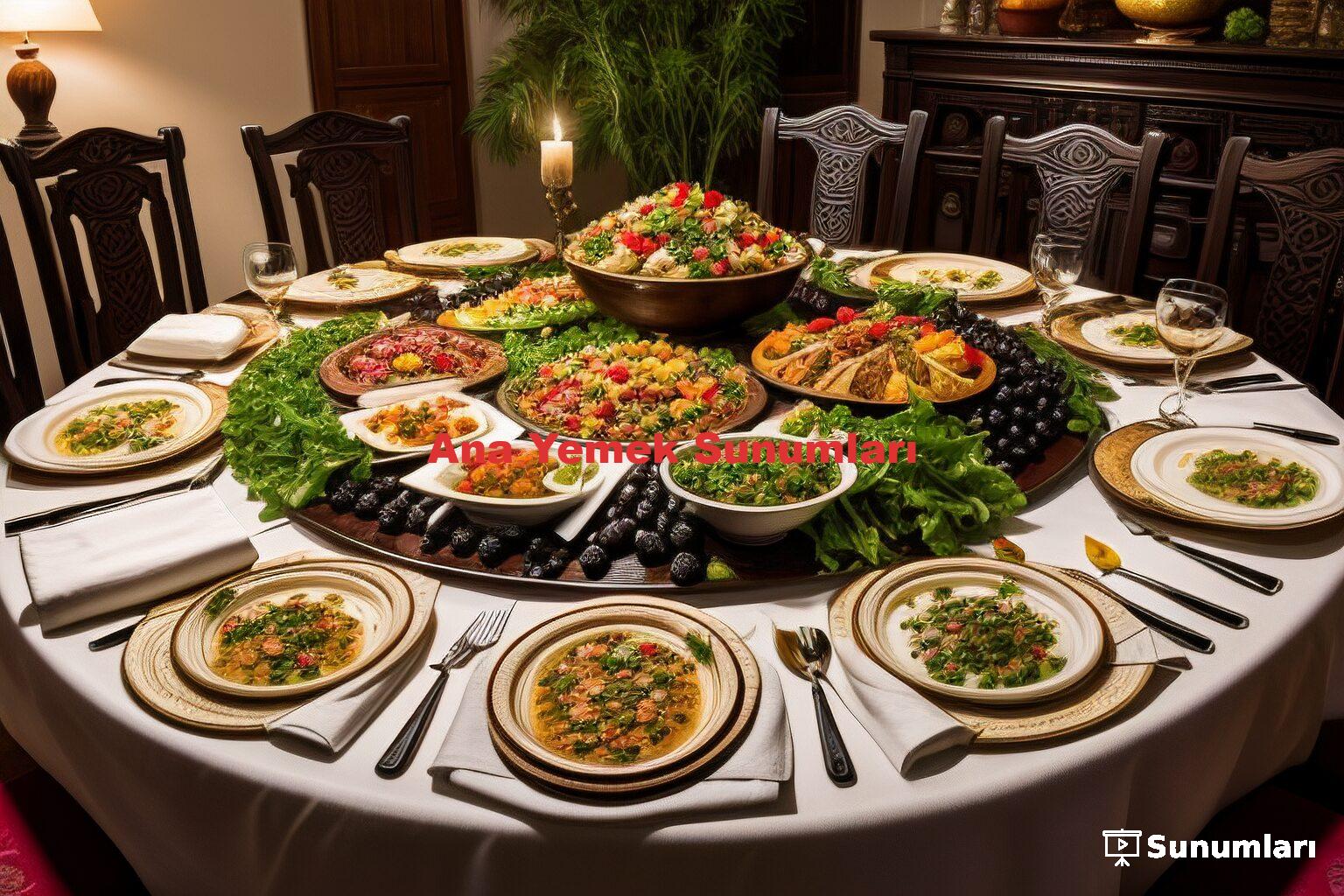 Ana Yemek Sunumları