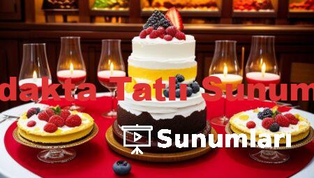 Bardakta Tatlı Sunumları