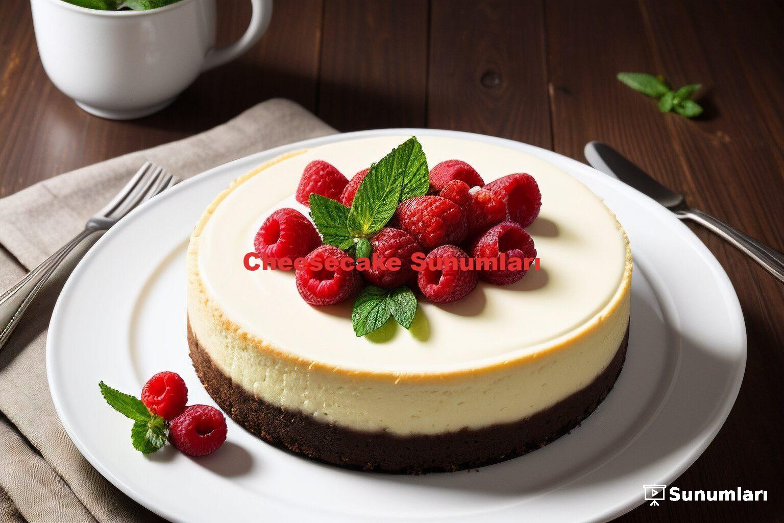 Cheesecake Sunumları