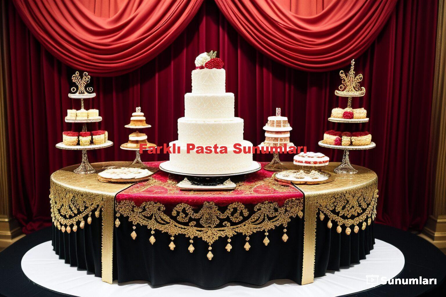 Farklı Pasta Sunumları