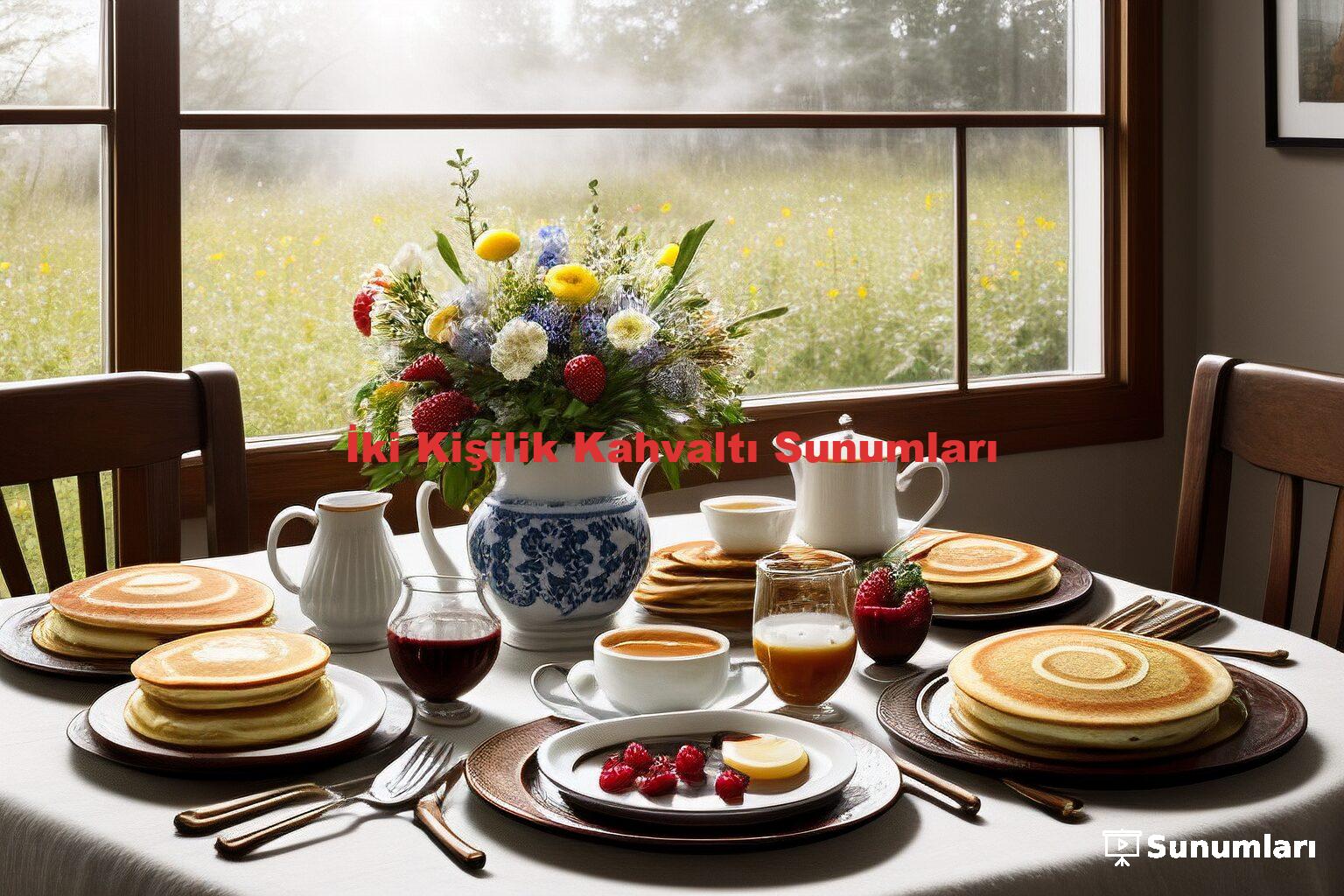 İki Kişilik Kahvaltı Sunumları