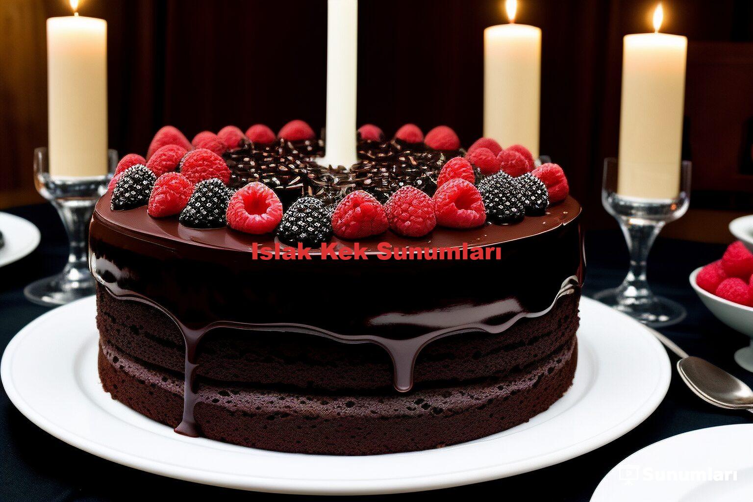 Islak Kek Sunumları