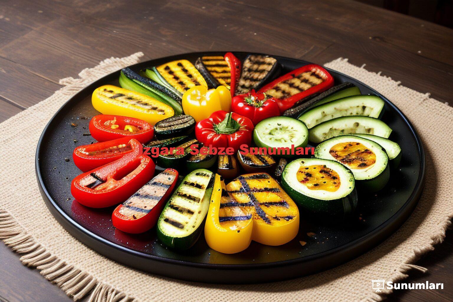 Izgara Sebze Sunumları