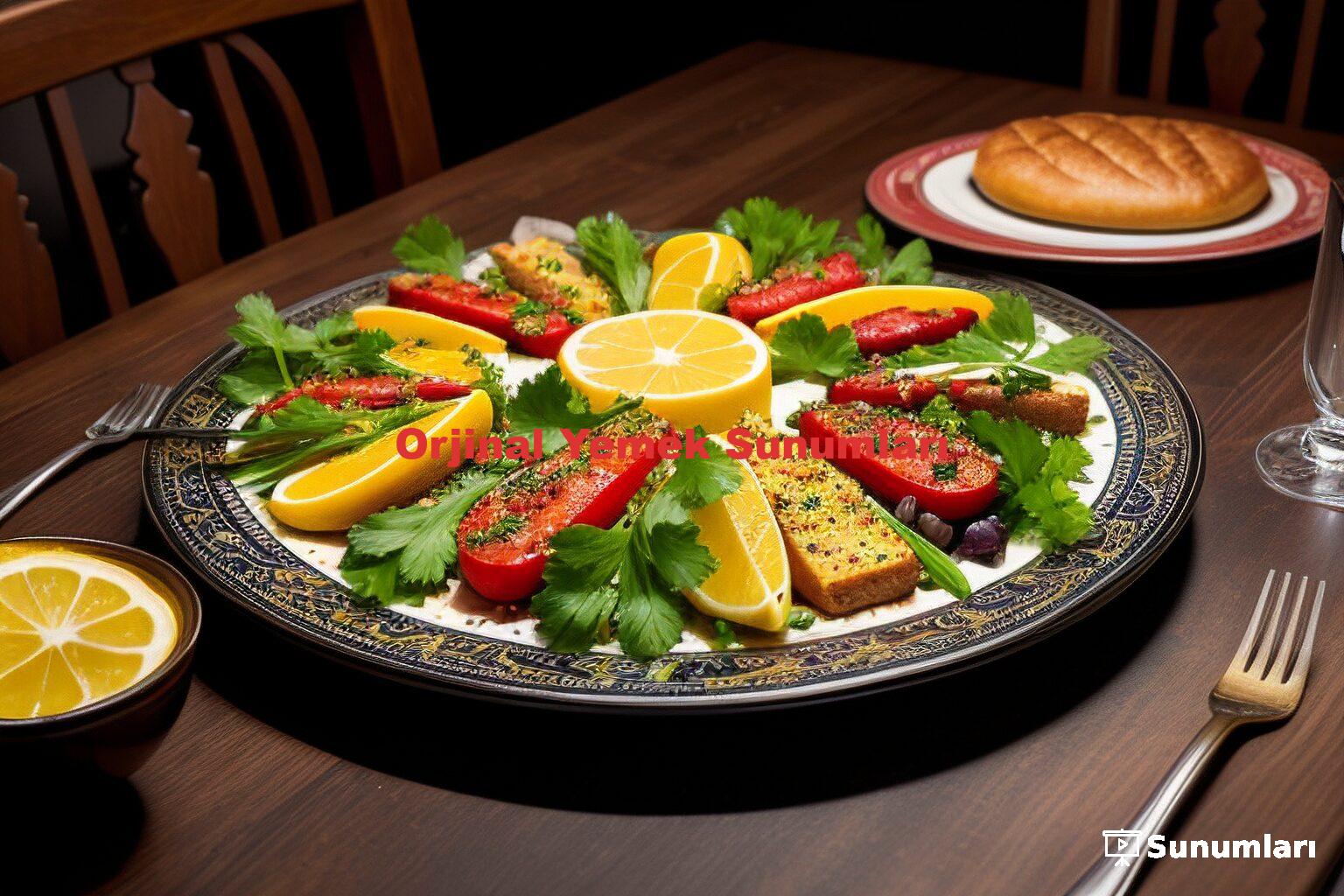 Orjinal Yemek Sunumları