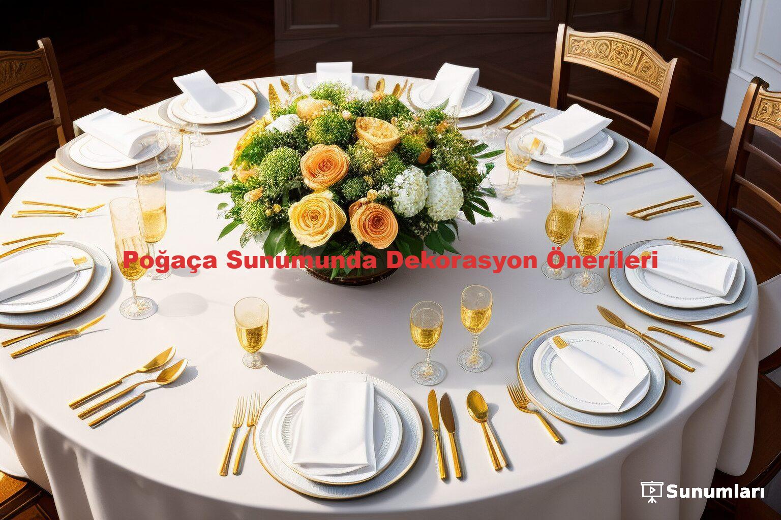 Poğaça Sunumunda Dekorasyon Önerileri
