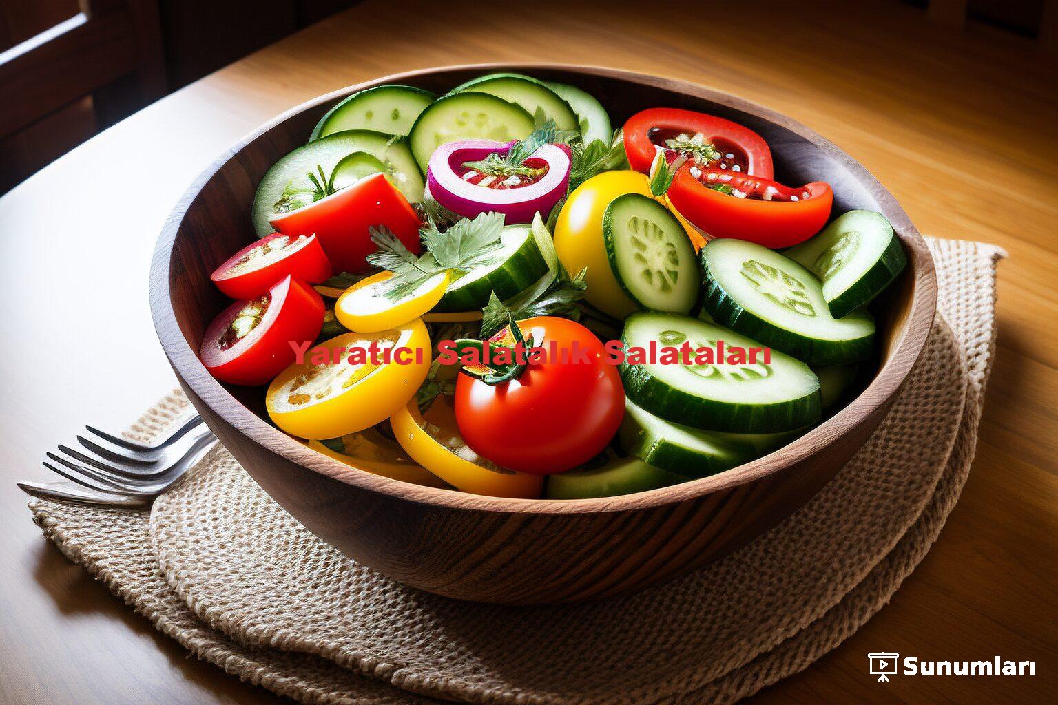 Yaratıcı Salatalık Salataları