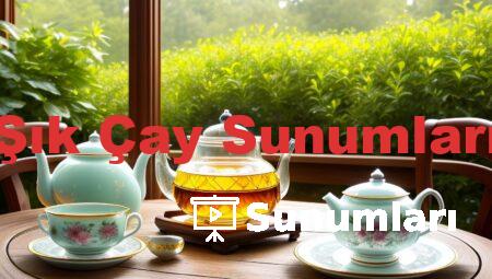 Şık Çay Sunumları