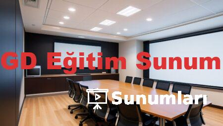 TMGD Eğitim Sunumları