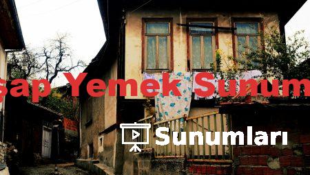 Ahşap Yemek Sunumları