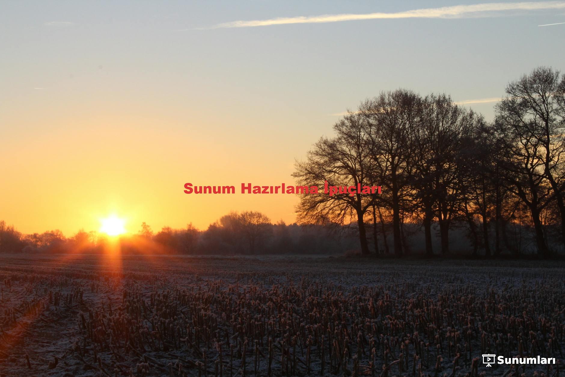 Sunum Hazırlama İpuçları