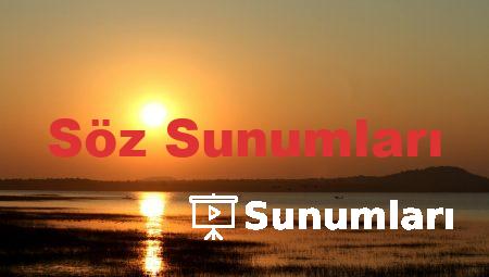 Söz Sunumları