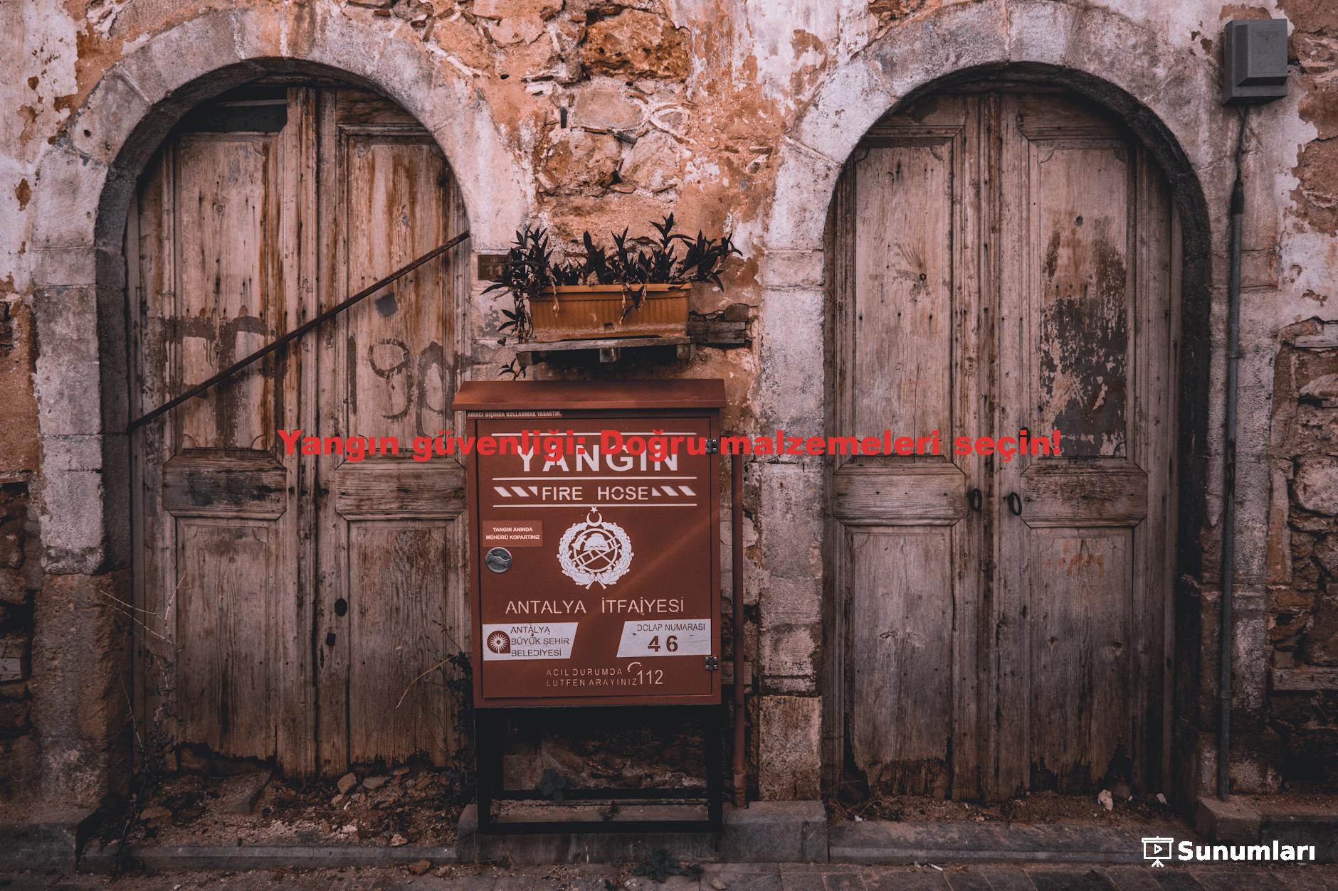 Yangın güvenliği: Doğru malzemeleri seçin!